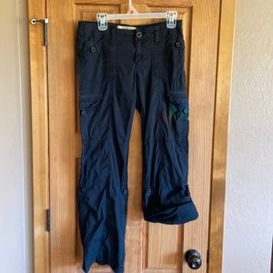 Black cargo pants